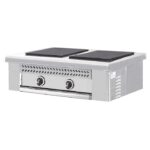 North E2Π Ηλεκτρική Εστία Διπλή 6kW 79x49x29cm