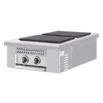 North E2B Ηλεκτρική Εστία Διπλή 6kW 43x85.5x29cm