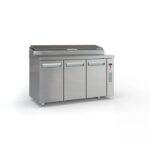 InoxDobros PS15070BAR.C Ψυγείο με καπάκι Saladette Συντήρηση για 8 GN 1/4 ( Χωρίς Μηχανή ) 150x70x87 cm