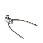 Πηρούνα Αρνιού Στρόγγυλη Υποδοχή Γαλβανιζέ Φ16